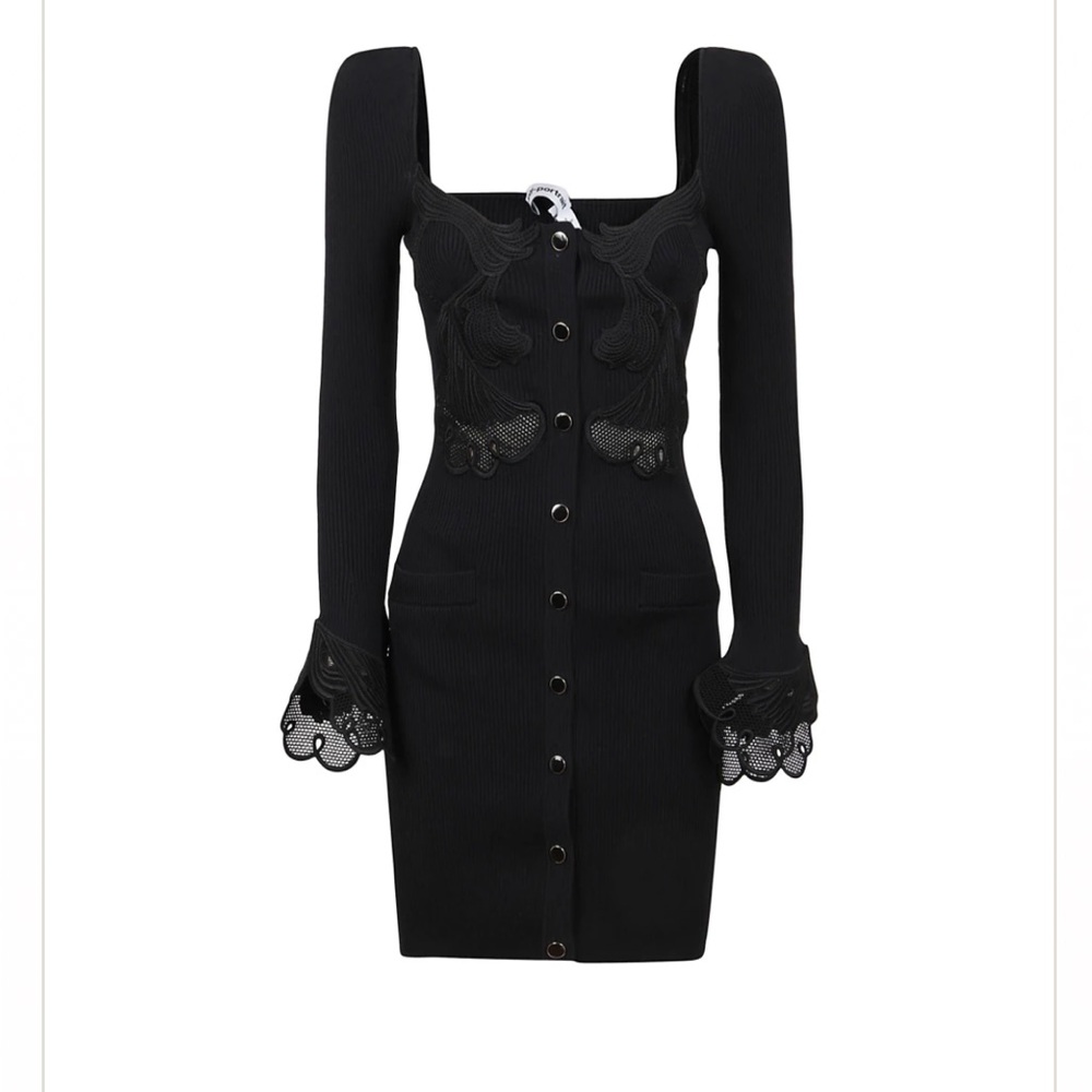 Self Portrait Inserted Lace Mini Dress NWOT